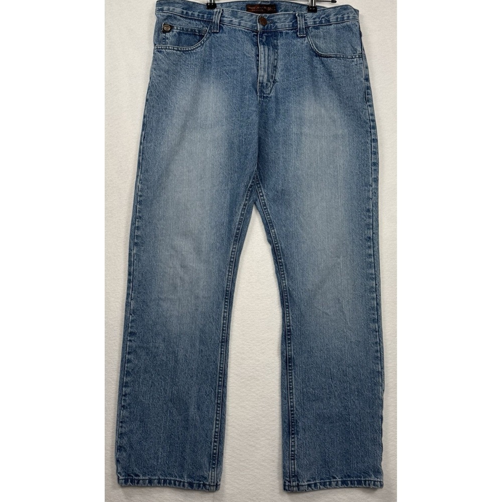 Paco Jeans‎ Denim Company Men's 38x32 Blue Straight Fit Jeans Cotton Y2K Retro